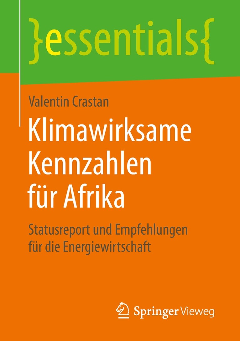 Valentin Crastan - Klimawirksame Kennzahlen für Afrika, Häftad