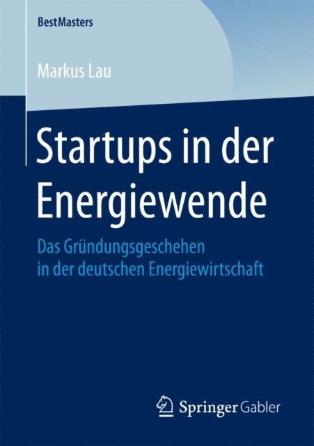 Markus Lau - Startups in der Energiewende, E-bok