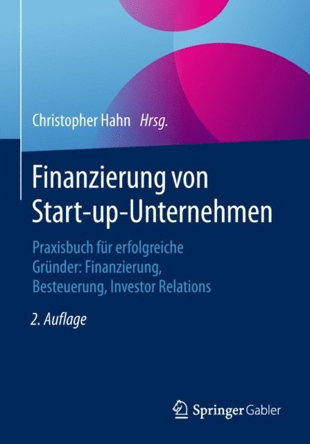 Christopher Hahn - Finanzierung von Start-up-Unternehmen, E-bok
