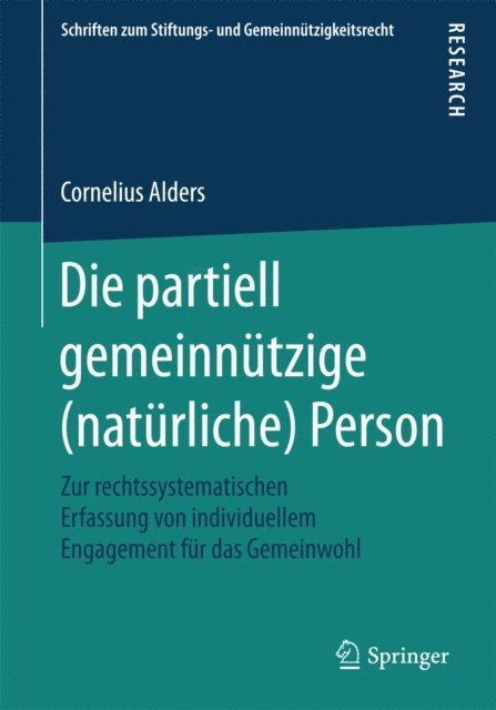 Cornelius Alders - Die partiell gemeinnützige (natürliche) Person, E-bok