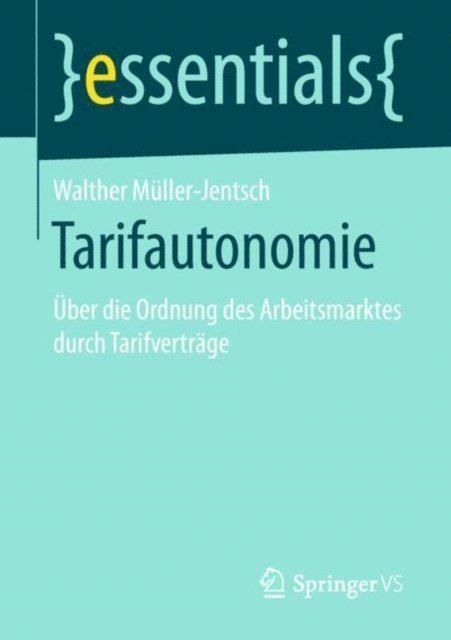 Walther Muller-Jentsch - Tarifautonomie, E-bok
