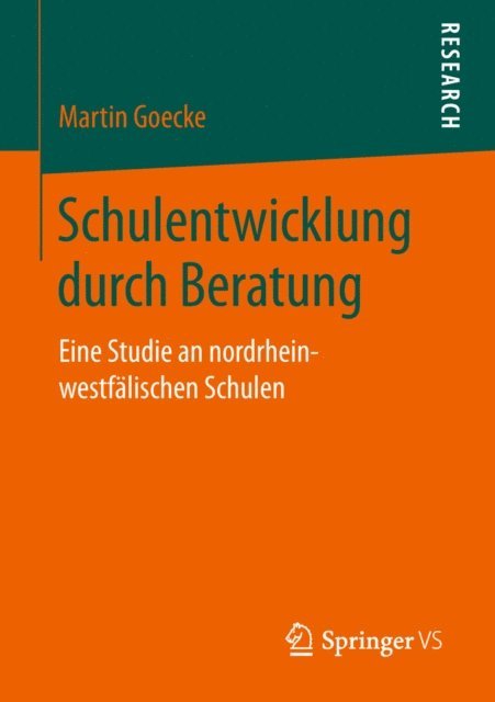 Martin Goecke - Schulentwicklung durch Beratung, E-bok