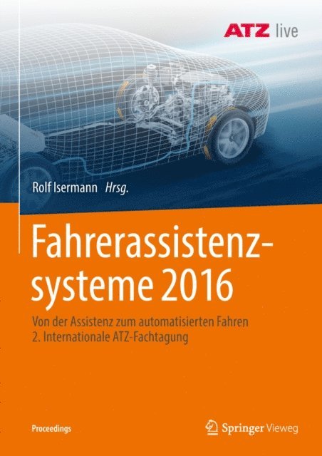 Rolf Isermann - Fahrerassistenzsysteme 2016, E-bok