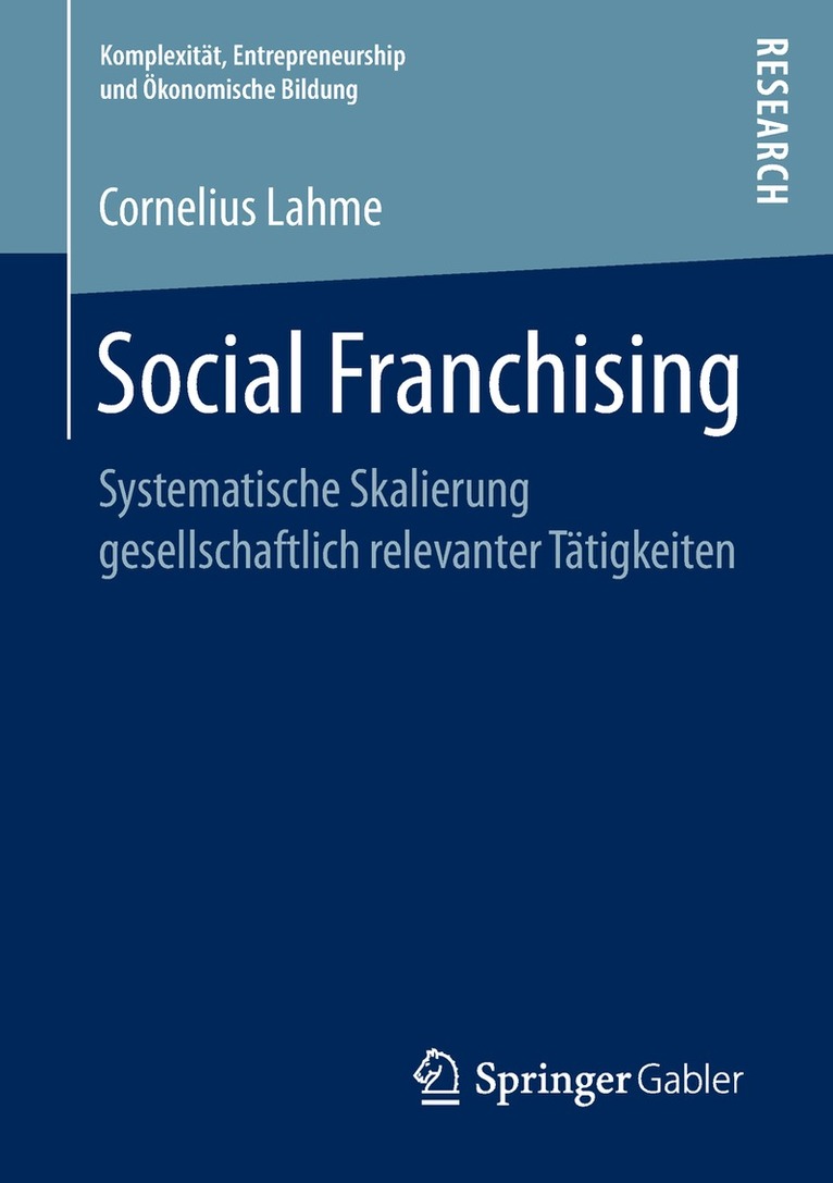 Cornelius Lahme - Social Franchising, Häftad