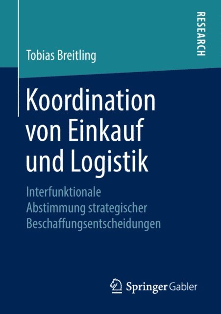 Tobias Breitling - Koordination von Einkauf und Logistik, E-bok