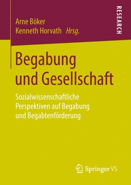 Kenneth Horvath, Arne Boker - Begabung und Gesellschaft, E-bok