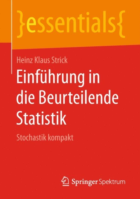 Heinz Klaus Strick - Einführung in die Beurteilende Statistik, E-bok. Tillgänglighet: Lägg i varukorg