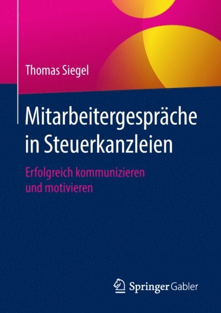 Thomas Siegel - Mitarbeitergespräche in Steuerkanzleien, E-bok