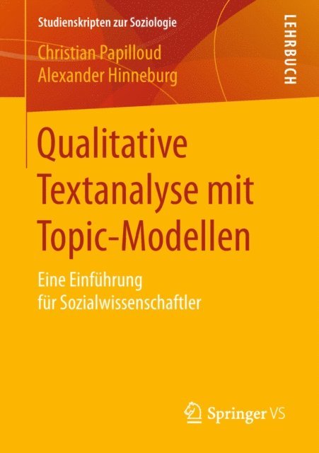 Alexander Hinneburg, Christian Papilloud - Qualitative Textanalyse mit Topic-Modellen, E-bok