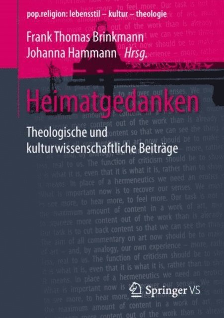 Johanna Hammann, Frank Thomas Brinkmann - Heimatgedanken, E-bok