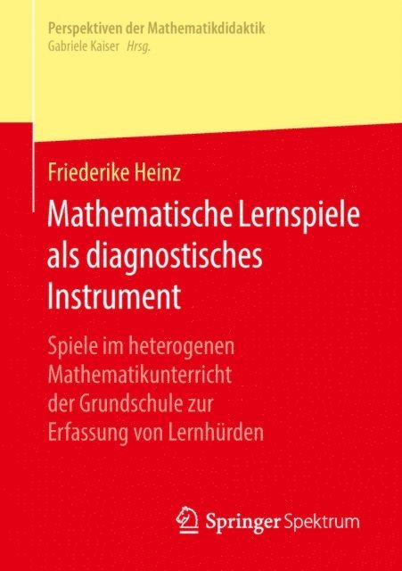 Friederike Heinz - Mathematische Lernspiele als diagnostisches Instrument, E-bok