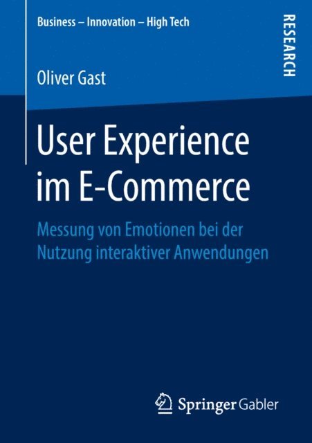 Oliver Gast - User Experience im E-Commerce, E-bok