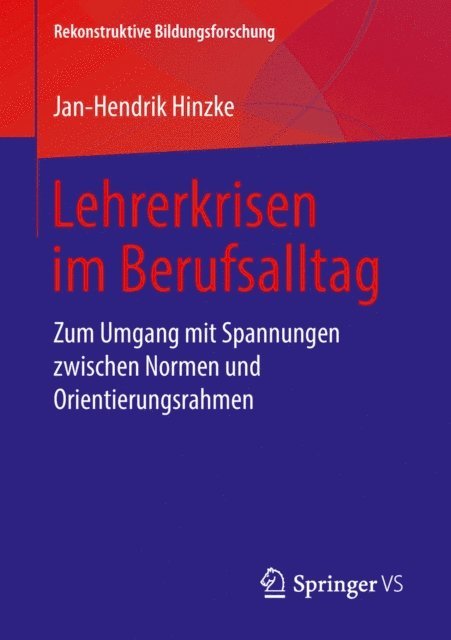 Jan-Hendrik Hinzke - Lehrerkrisen im Berufsalltag, E-bok