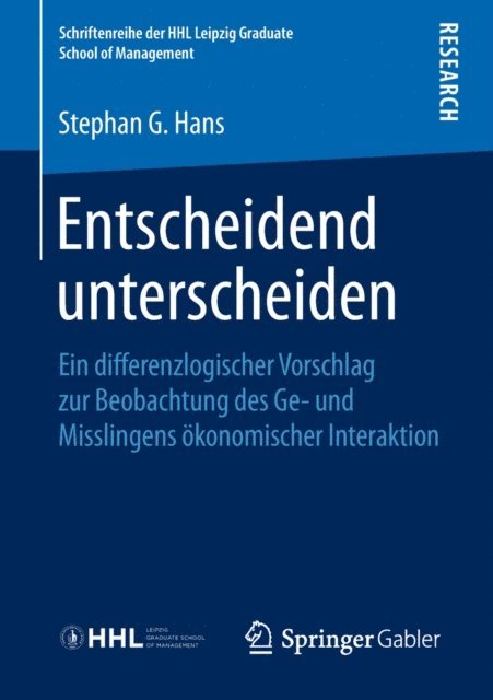 Stephan G. Hans - Entscheidend unterscheiden, E-bok