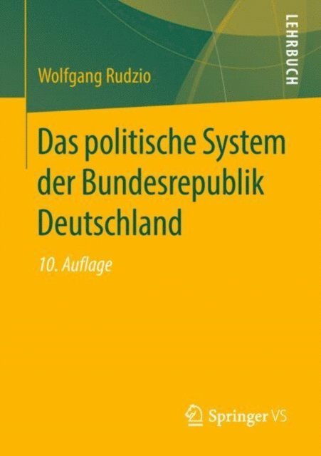 Wolfgang Rudzio - Das politische System der Bundesrepublik Deutschland, E-bok
