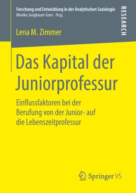 Lena M. Zimmer - Das Kapital der Juniorprofessur, E-bok