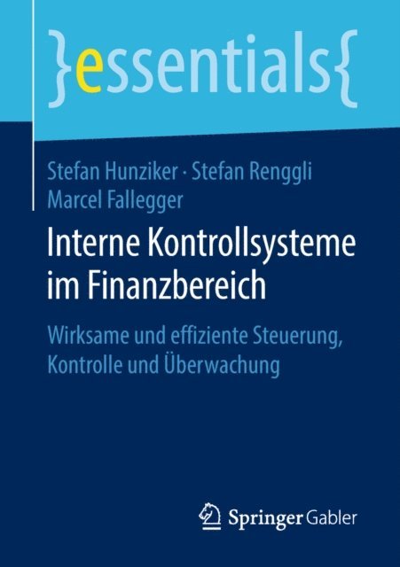 Marcel Fallegger, Stefan Renggli, Stefan Hunziker - Interne Kontrollsysteme im Finanzbereich, E-bok