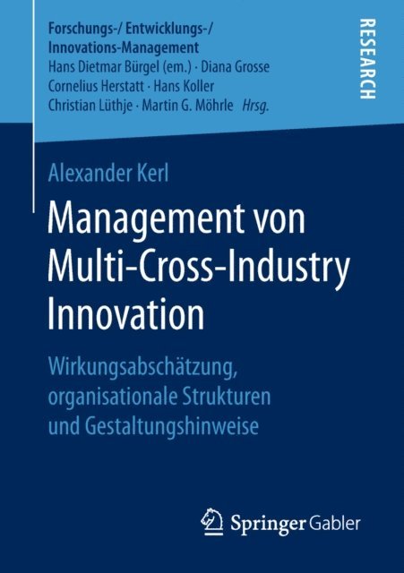 Alexander Kerl - Management von Multi-Cross-Industry Innovation, E-bok