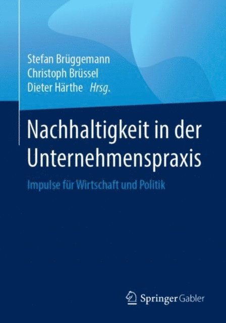 Dieter Harthe, Christoph Brussel, Stefan Bruggemann - Nachhaltigkeit in der Unternehmenspraxis, E-bok
