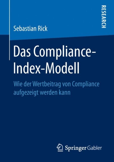 Sebastian Rick - Das Compliance-Index-Modell, E-bok