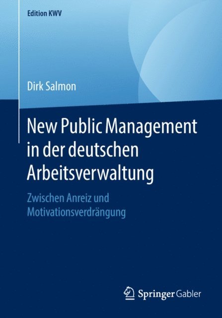 Dirk Salmon - New Public Management in der deutschen Arbeitsverwaltung, E-bok
