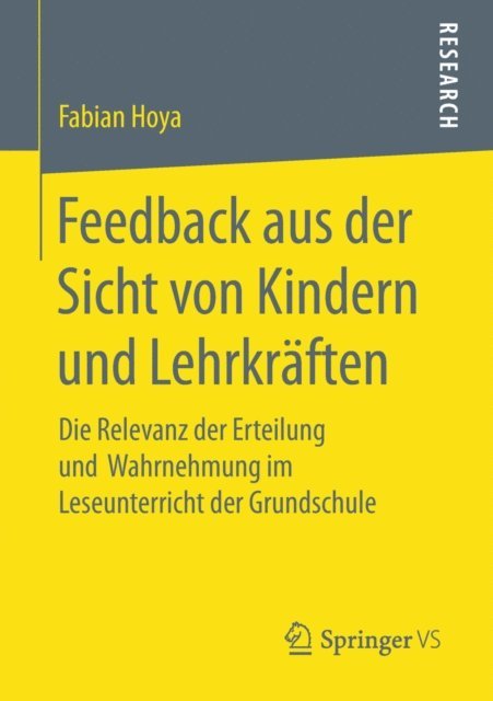 Fabian Hoya - Feedback aus der Sicht von Kindern und Lehrkräften, E-bok