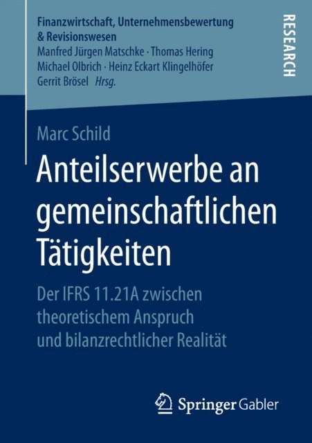 Marc Schild - Anteilserwerbe an gemeinschaftlichen Tätigkeiten, E-bok