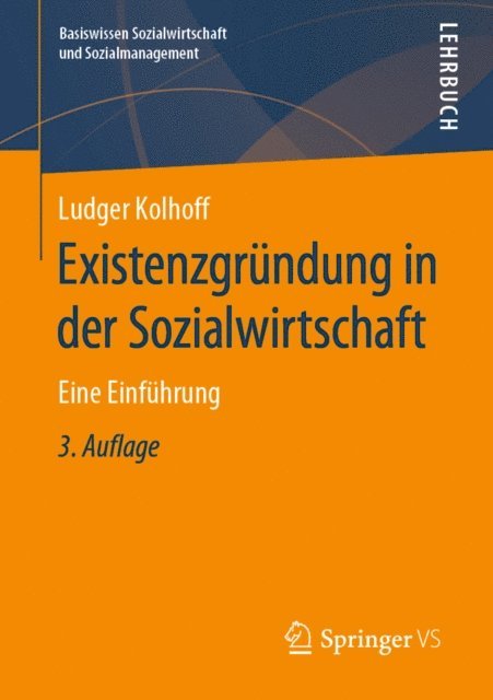 Ludger Kolhoff - Existenzgründung in der Sozialwirtschaft, E-bok