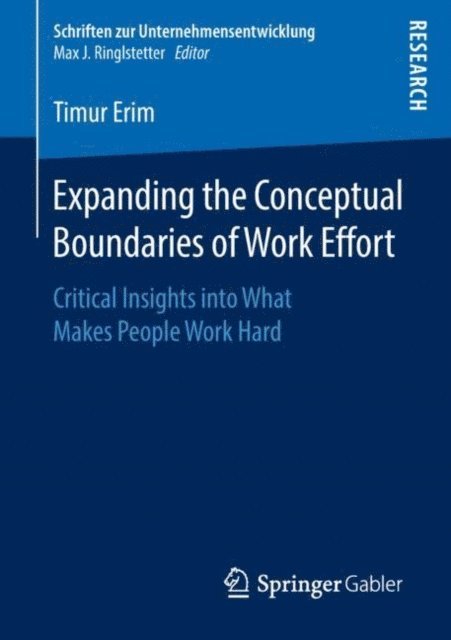 Timur Erim - Expanding the Conceptual Boundaries of Work Effort, E-bok