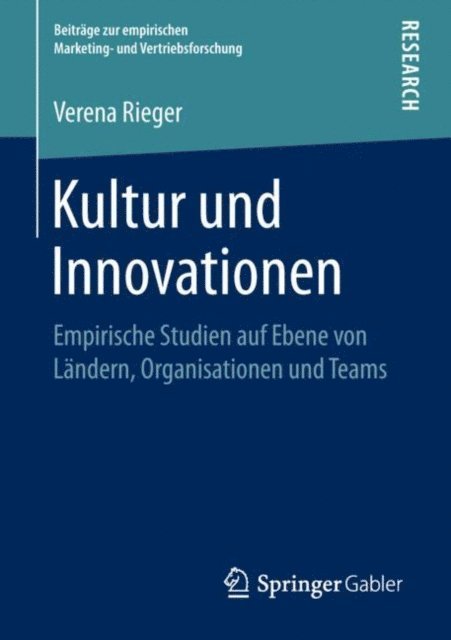 Verena Rieger - Kultur und Innovationen, E-bok