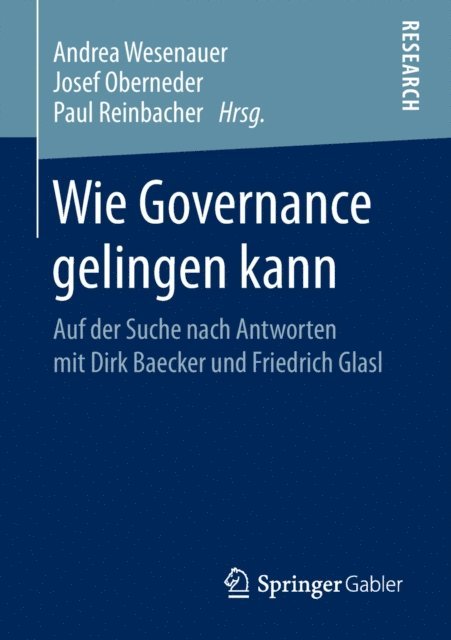 Paul Reinbacher, Josef Oberneder, Andrea Wesenauer - Wie Governance gelingen kann, E-bok