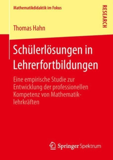 Thomas Hahn - Schülerlösungen in Lehrerfortbildungen, E-bok