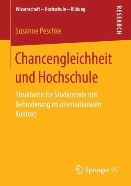 Susanne Peschke - Chancengleichheit und Hochschule, E-bok