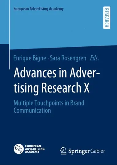 Sara Rosengren, Enrique Bigne - Advances in Advertising Research X, E-bok