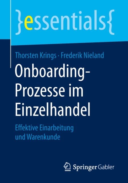 Frederik Nieland, Thorsten Krings - Onboarding-Prozesse im Einzelhandel, E-bok