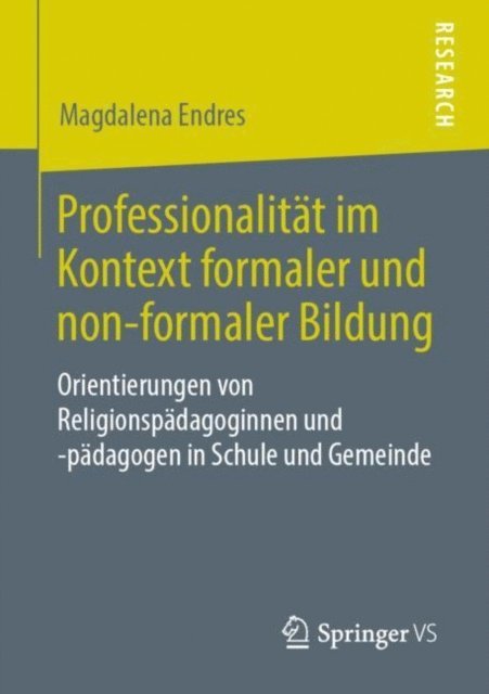Magdalena Endres - Professionalität im Kontext formaler und non-formaler Bildung, E-bok