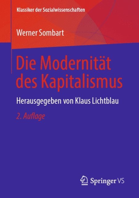 Werner Sombart, Klaus Lichtblau - Die Modernität des Kapitalismus, E-bok