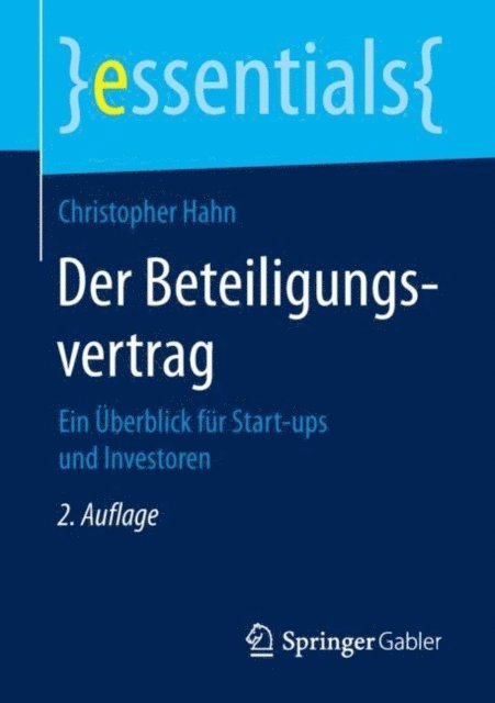 Christopher Hahn - Der Beteiligungsvertrag, E-bok
