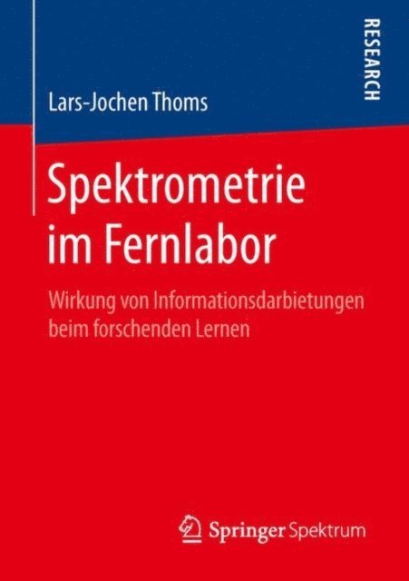 Lars-Jochen Thoms - Spektrometrie im Fernlabor, E-bok