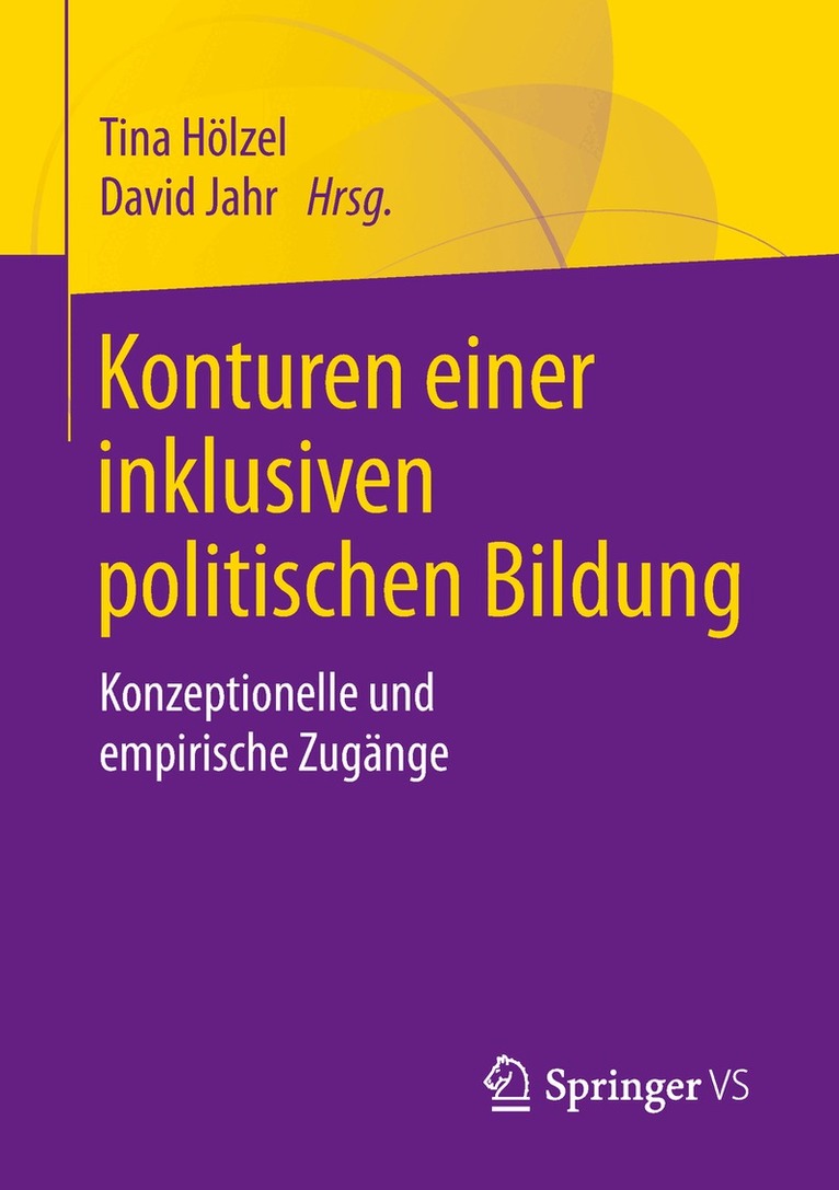 Tina Hölzel, David Jahr - Konturen einer inklusiven politischen Bildung, Häftad