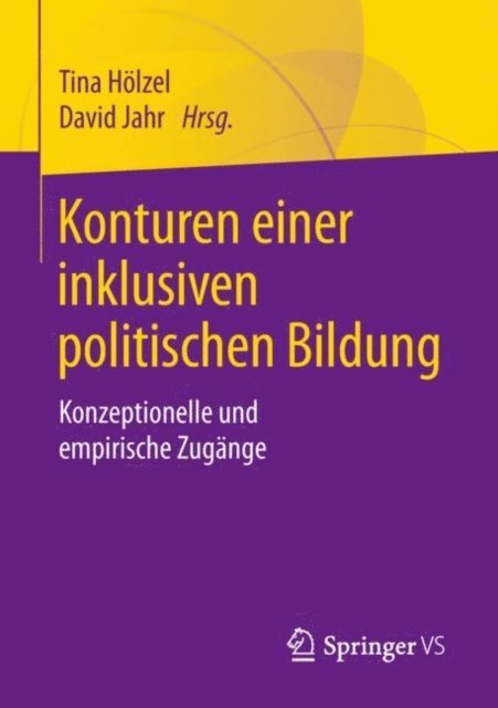 David Jahr, Tina Holzel - Konturen einer inklusiven politischen Bildung, E-bok