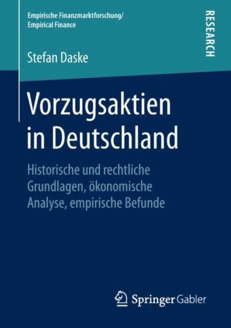 Stefan Daske - Vorzugsaktien in Deutschland, E-bok