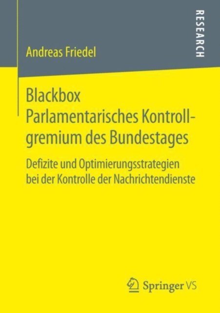 Andreas Friedel - Blackbox Parlamentarisches Kontrollgremium des Bundestages, E-bok