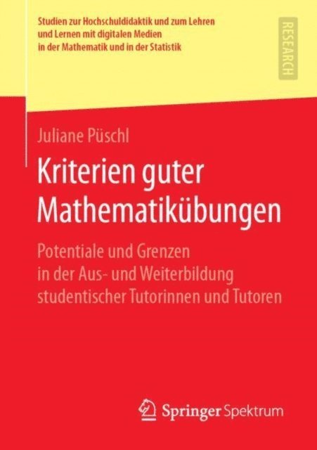 Juliane Puschl - Kriterien guter Mathematikübungen, E-bok