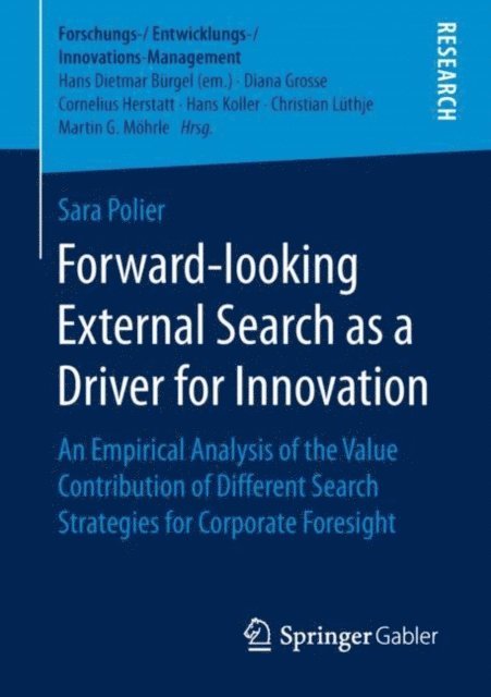 Sara Polier - Forward-looking External Search as a Driver for Innovation, E-bok