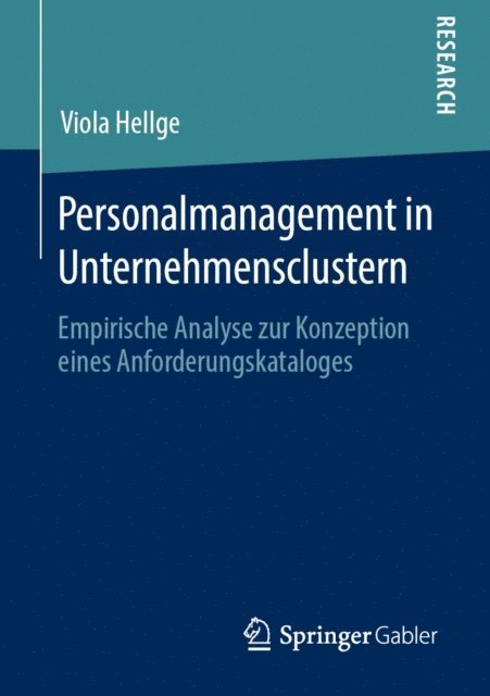 Viola Hellge - Personalmanagement in Unternehmensclustern, E-bok