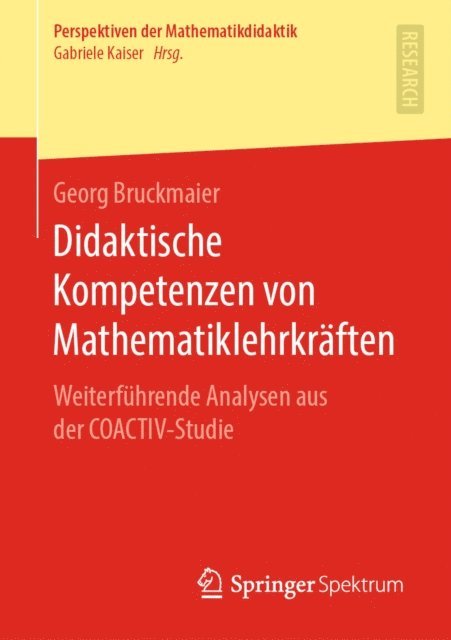 Georg Bruckmaier - Didaktische Kompetenzen von Mathematiklehrkräften, E-bok