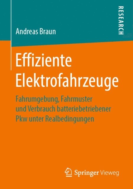 Andreas Braun - Effiziente Elektrofahrzeuge, E-bok