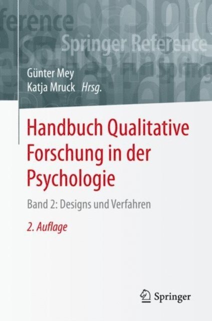 Katja Mruck, Gunter Mey - Handbuch Qualitative Forschung in der Psychologie, E-bok