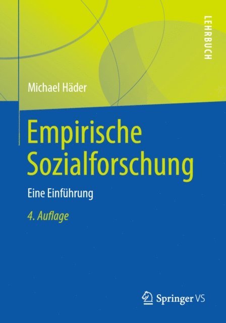 Michael Hader - Empirische Sozialforschung, E-bok